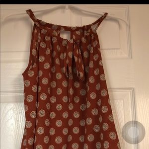 Dark orange summer shirt